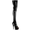 Pleaser - DELIGHT3011 Bottes cuissardes à plateforme - Noir Product image